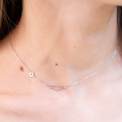 Necklace- Star of David and map of Israel