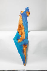 Handmade-Wall Art - epoxy with Olive wood