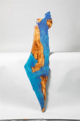 Handmade-Wall Art - epoxy with Olive wood