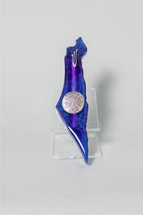 Handcrafted Israel- Shaped Mezuzah