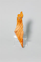 Handcrafted Israel- Shaped Mezuzah