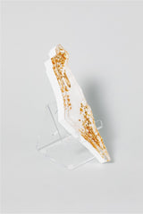 Handcrafted Israel- Shaped Mezuzah