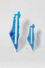 Handcrafted Israel- Shaped Mezuzah