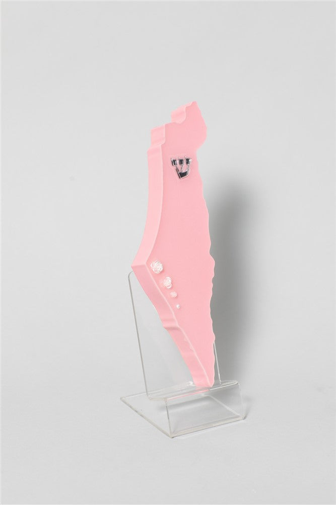 Handcrafted Israel- Shaped Mezuzah