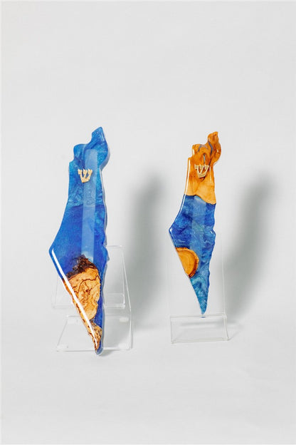 180 Handcrafted Israel- Shaped Mezuzah *