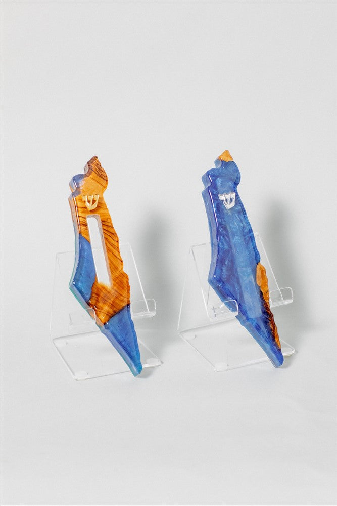 180 Handcrafted Israel- Shaped Mezuzah *