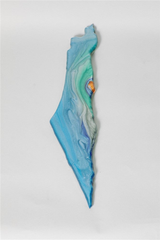 Handcrafted- shape of Israel wall Decor