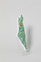 Handcrafted Israel- Shaped Mezuzah