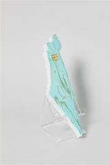 Handcrafted Israel- Shaped Mezuzah