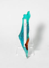 Handcrafted Israel- Shaped Mezuzah