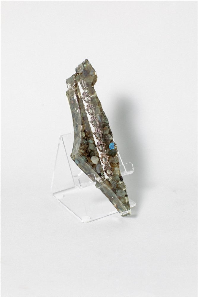 Handcrafted Israel- Shaped Mezuzah