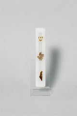 Handcrafted Israel- Shaped Mezuzah