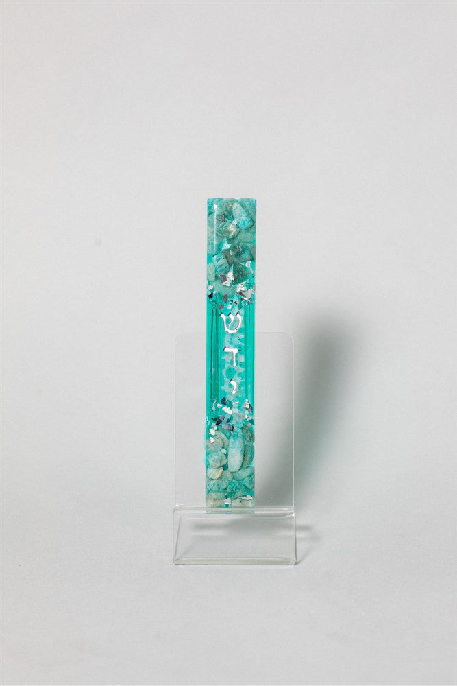 Handcrafted Israel- Shaped Mezuzah