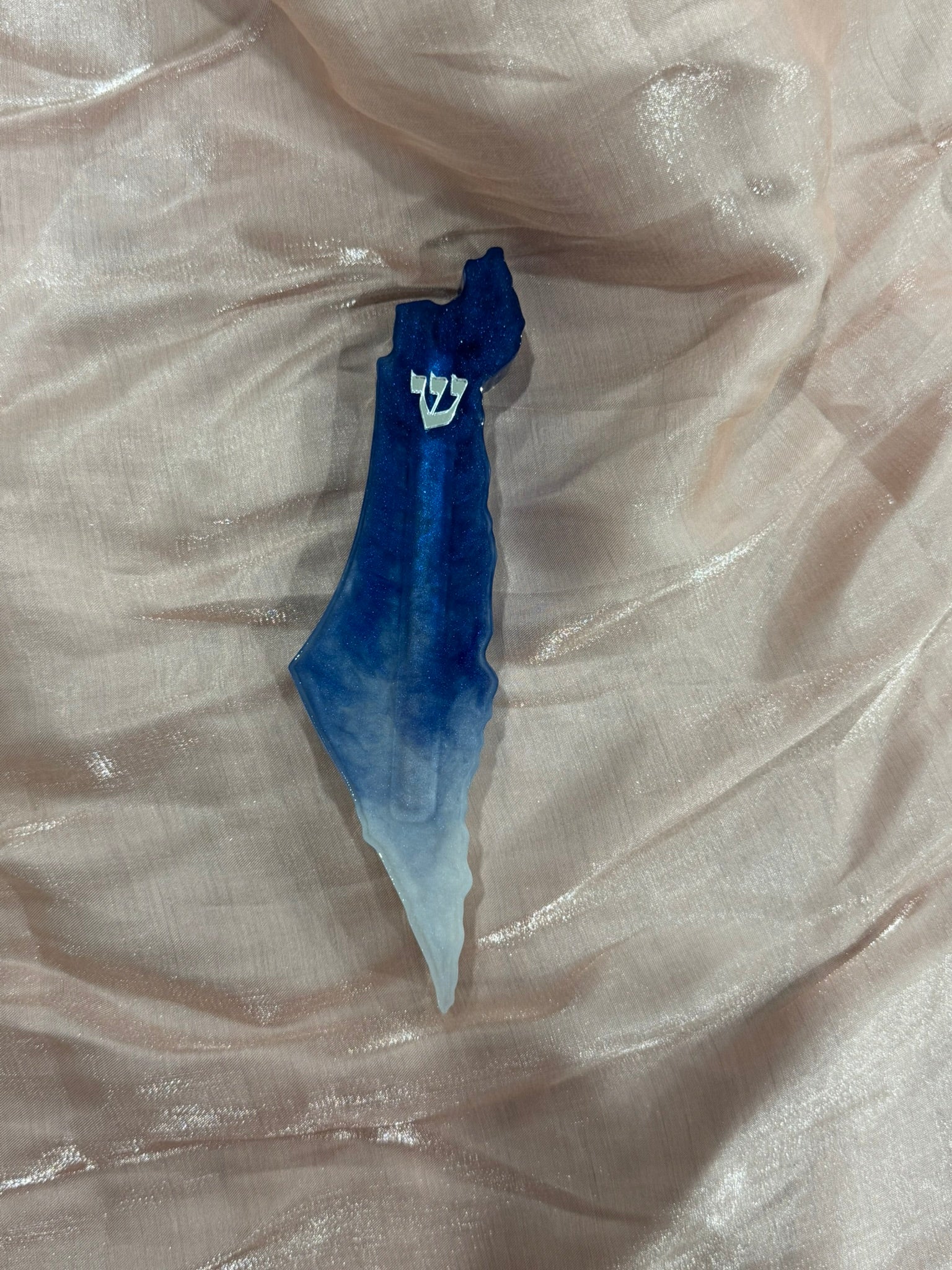 GLOW IN THE DARK- Mezuzah epoxy - Standard Size