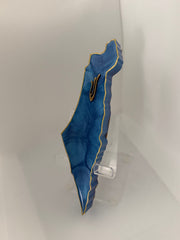 Handcrafted Israel- Shaped Mezuzah