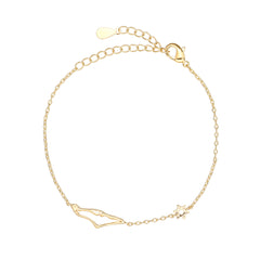 Bracelet- Israel Map and Star of David