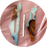Mezuzah Epoxy and wood