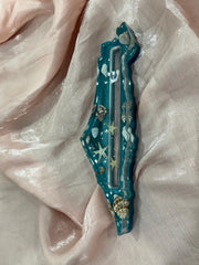 Costume made by request-Handcrafted Israel- Shaped Mezuzah