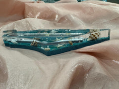 Costume made by request-Handcrafted Israel- Shaped Mezuzah