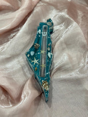Costume made by request-Handcrafted Israel- Shaped Mezuzah