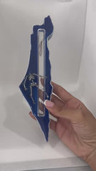 Handcrafted Israel- Shaped Mezuzah