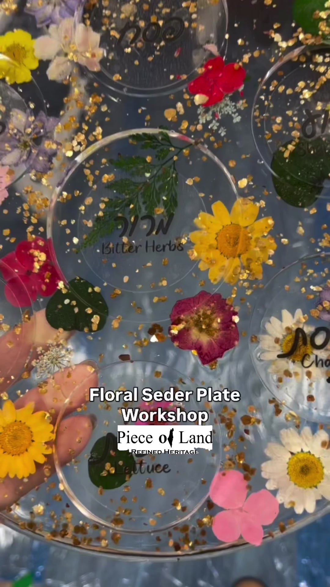 Seder plate- Resin Workshop