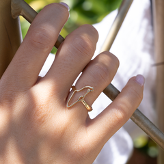 Ring - Israel map small shape